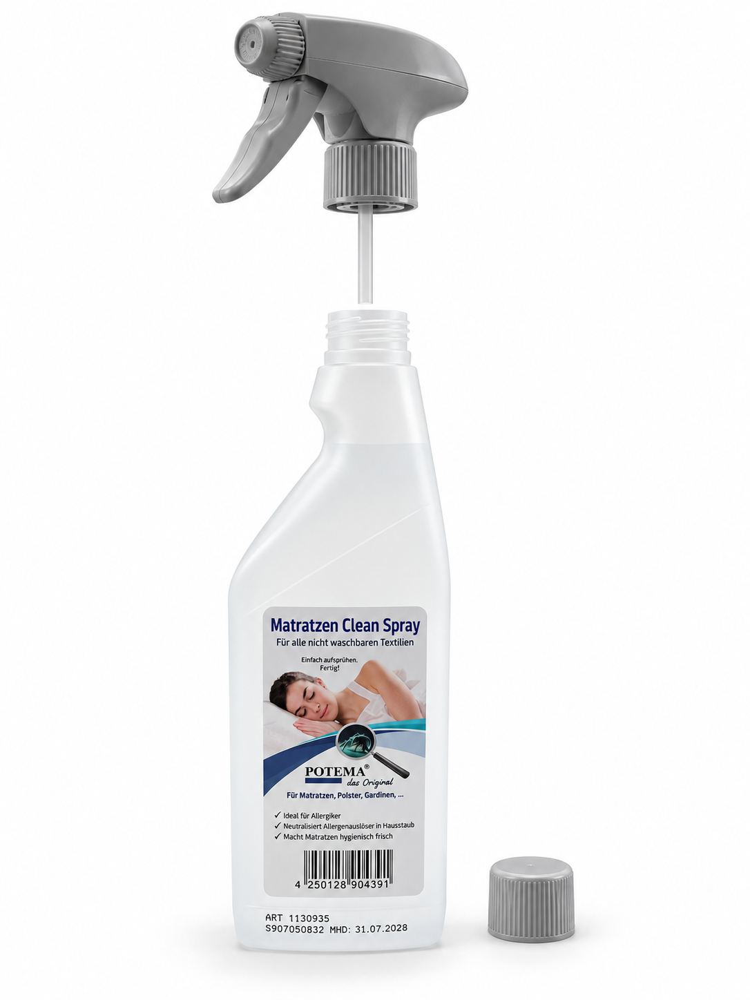 POTEMA Matratzen Clean Spray – 4er-Angebot 750 ml | 3 Liter für 98,00 €